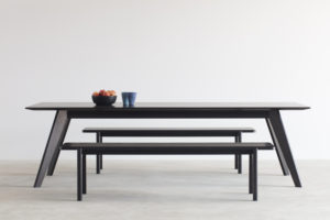 Vista St Table- Ebonised Walnut