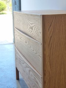 Custom Oak chest of drawers. 1200 x 500 x 900mm