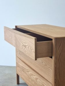 Custom Oak chest of drawers. 1200 x 500 x 900mm