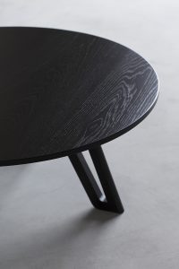 Quarterlight Coffee Table, Ebonised American Oak