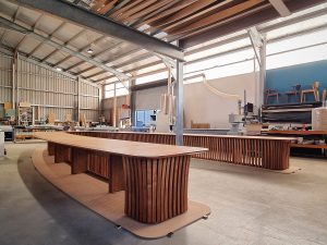 Chevron Boardroom Table